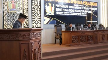 DPRD Kabupaten Pekalongan Sampaikan Jawaban Pendapat Bupati Terhadap Dua Raperda