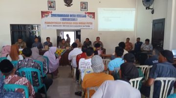 BPD dan Pemdes Denasri Wetan Gelar Musyawarah Khusus Bentuk Koperasi Merah Putih