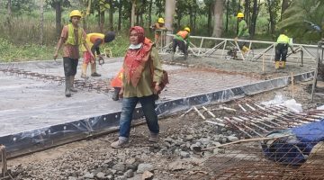 Progres Surplus Dari Schedule PUPR Kabupaten Madiun Tak Rugi Punya Rekanan CV. Wisanggeni