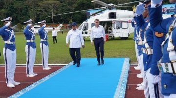 Presiden RI dan Presiden Prancis Kunjungi Akademi Militer di Magelang