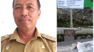 Tunjang Mobilatas Petani Disaat Mengangkut Hasil Panen, Pemdes Batok Bangun Rabat Jalan